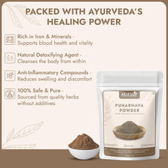 Serving suggestion: Punarnava powder with water and jeera