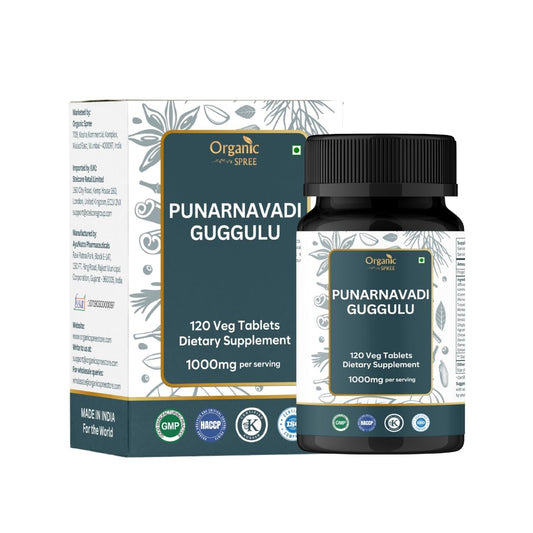 Organic Spree Punarnavadi Guggulu 120 tablets bottle