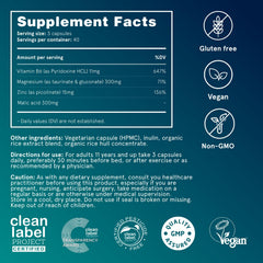 Puori Magnesium Complex capsules illustrating magnesium gluconate and taurate forms for absorption