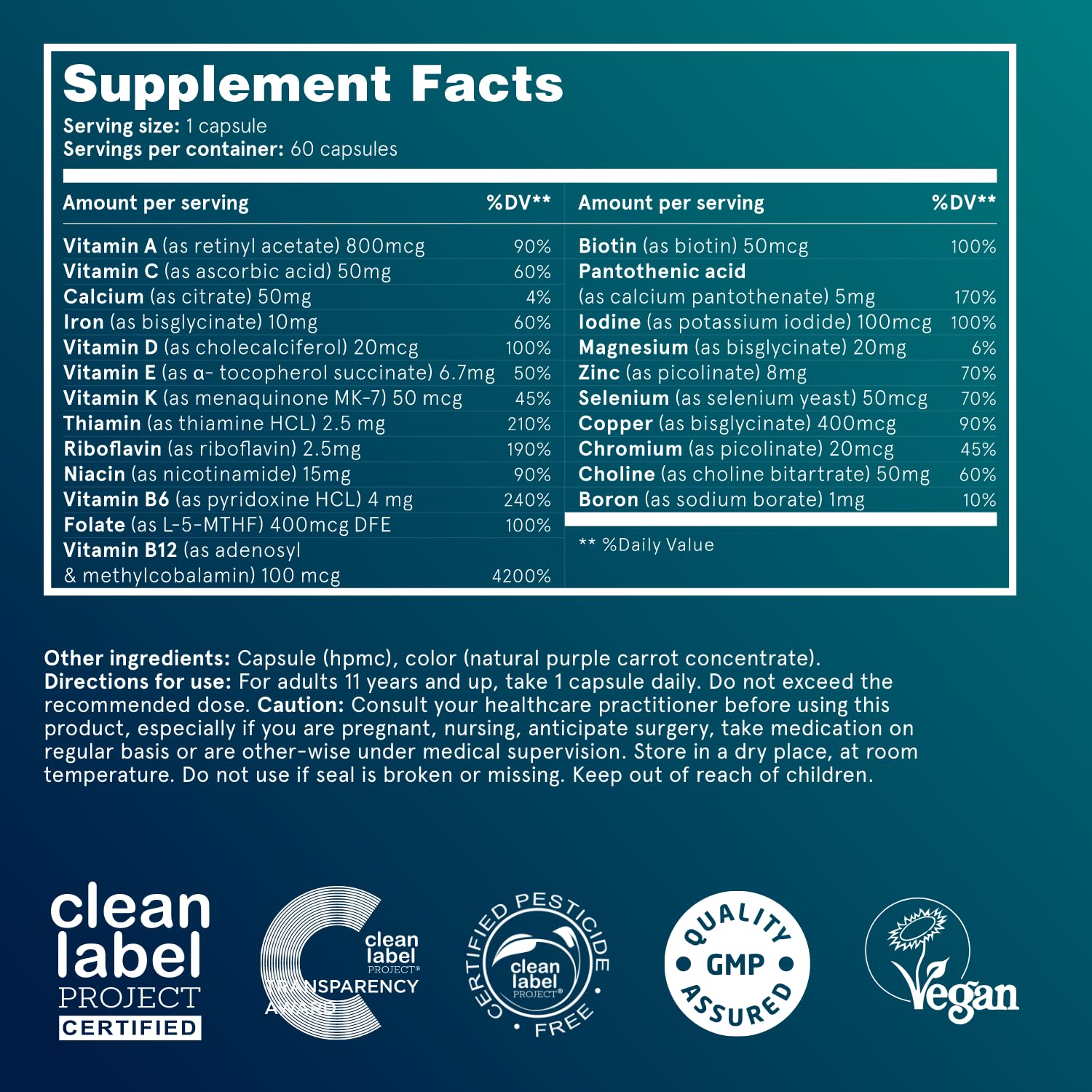 Supports nervous system and immune health with Puori V