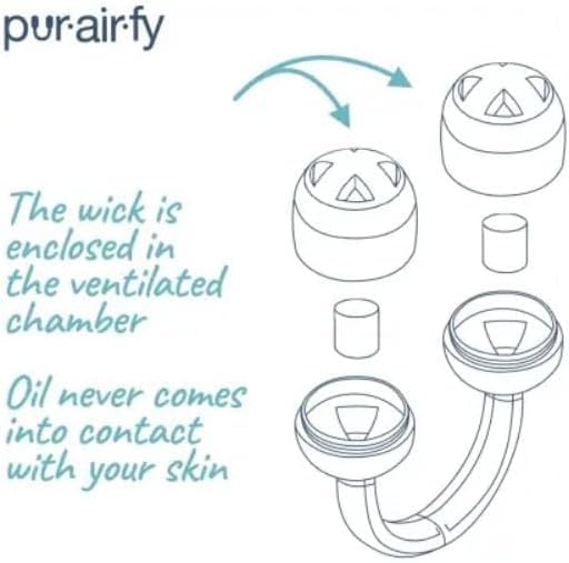 Refillable design lets you reuse with your favorite essential oils