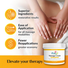 Arnica, Cocoa Butter, and Boswellia in PURA Deep Tissue Cream