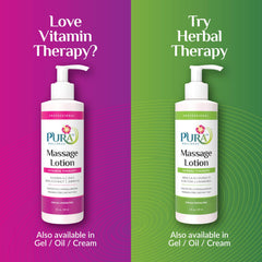 Made in USA PURA 1st Wellness massage lotion bottle