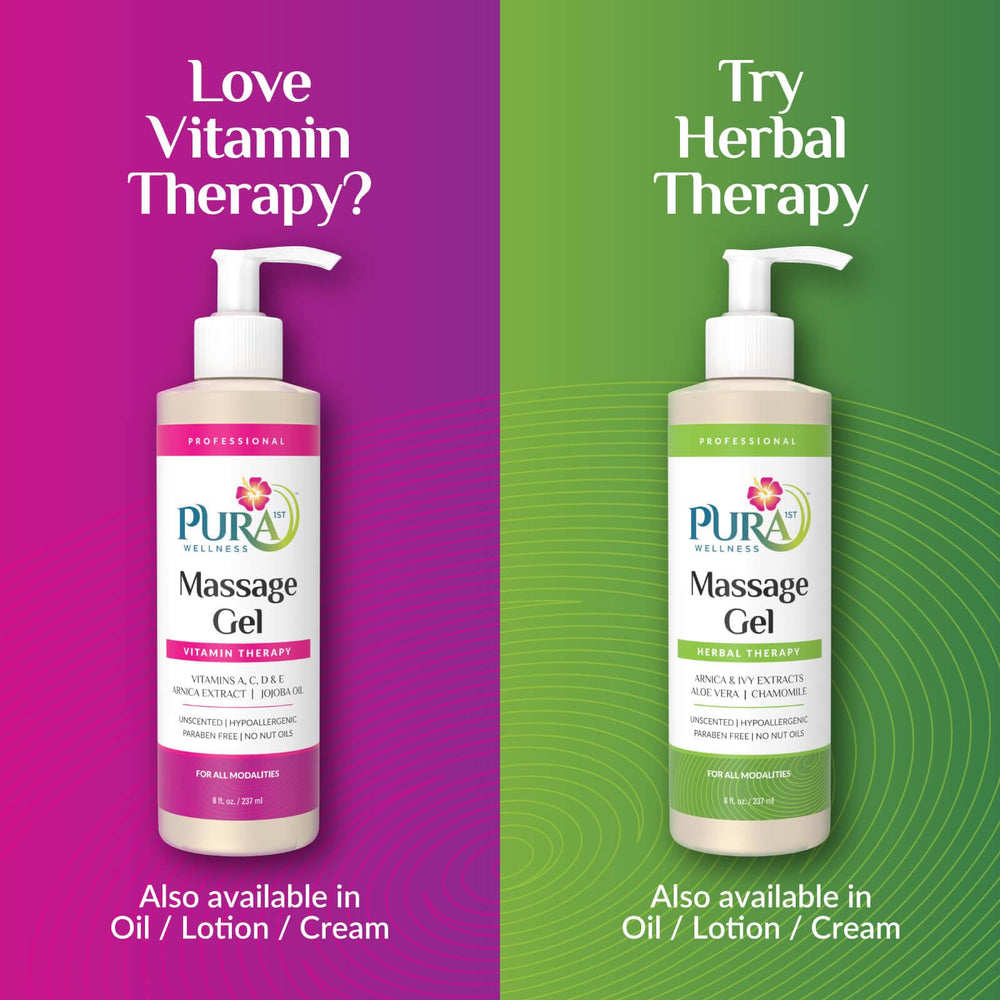 Professional deep tissue massage gel for therapy sessions
