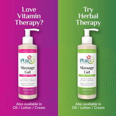 Professional deep tissue massage gel for therapy sessions
