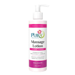 PURA 1st Wellness Massage Lotion 8oz Unscented bottle