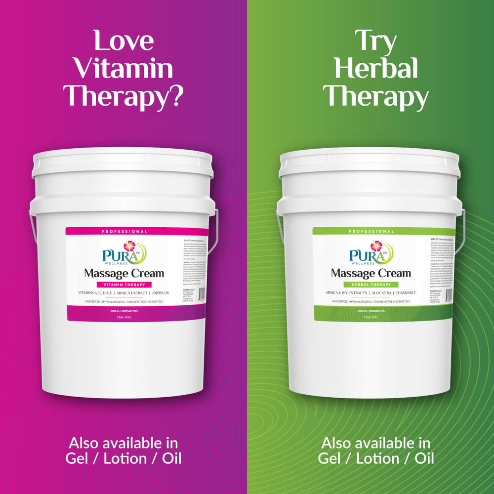Application of cream during physical therapy session