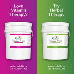 Application of cream during physical therapy session