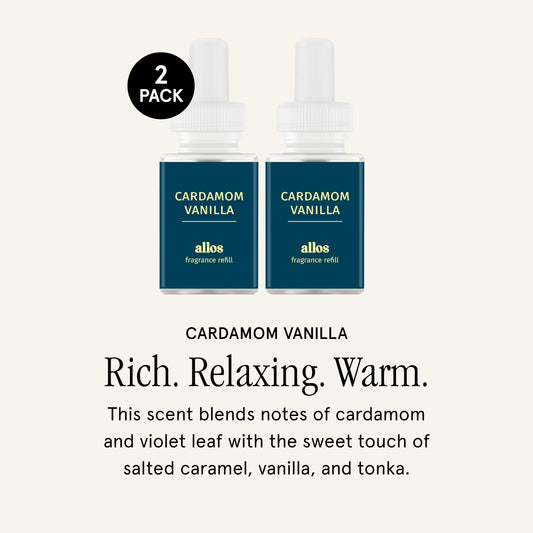 2-pack packaging for Cardamon Vanilla Sleep refill