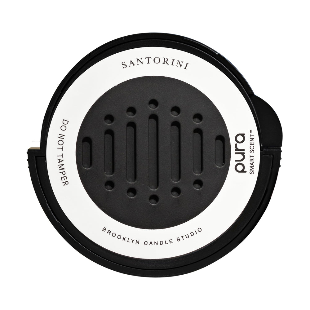 Front view of Pura Car Diffuser Santorini refill