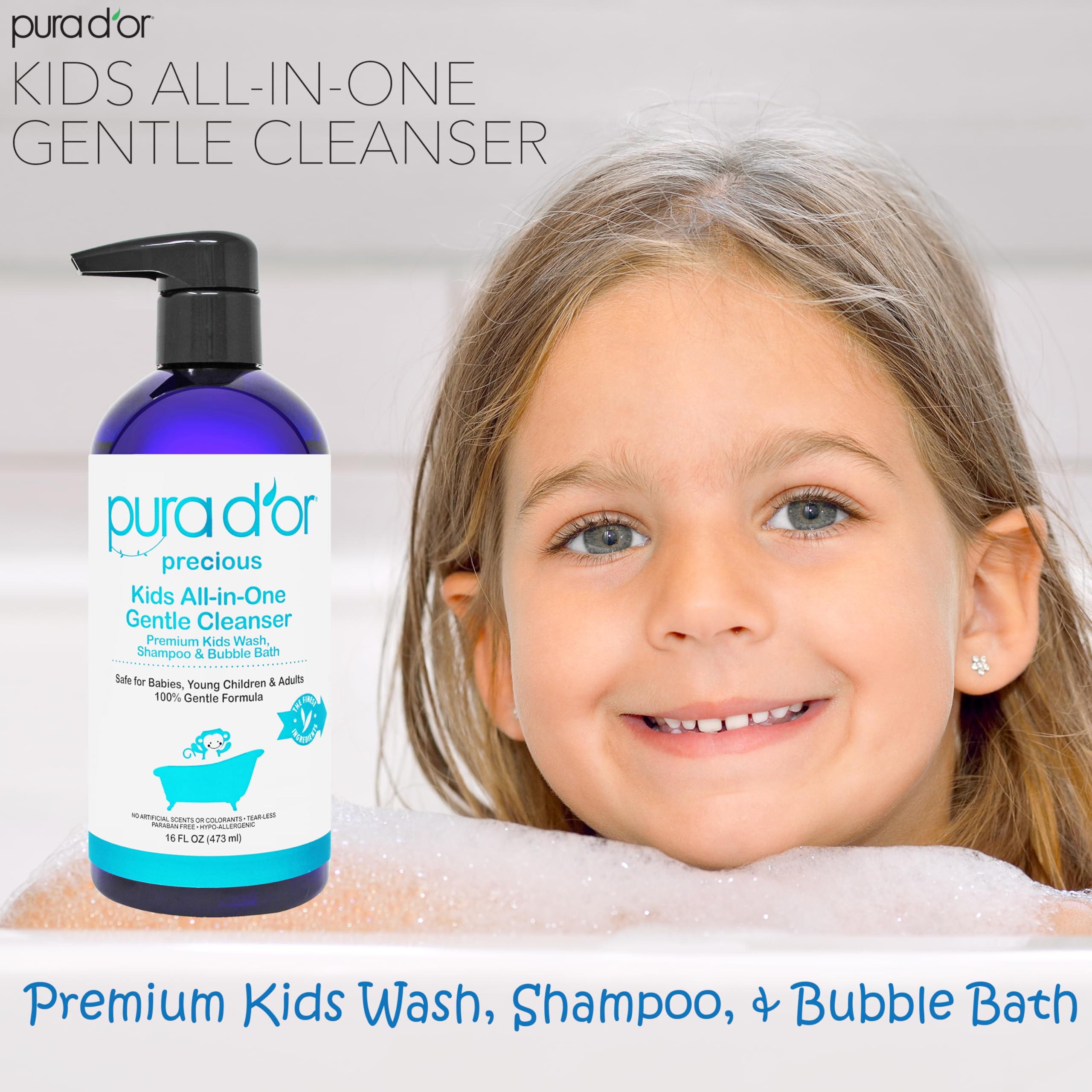 Hypoallergenic, gentle formula for sensitive skin