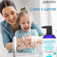 Tear-free formula feature on bottle