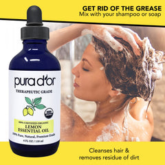 Ingredients and steam-distilled Citrus Limon oil