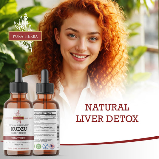 Dropper and bottle showing Kudzu Root Extract
