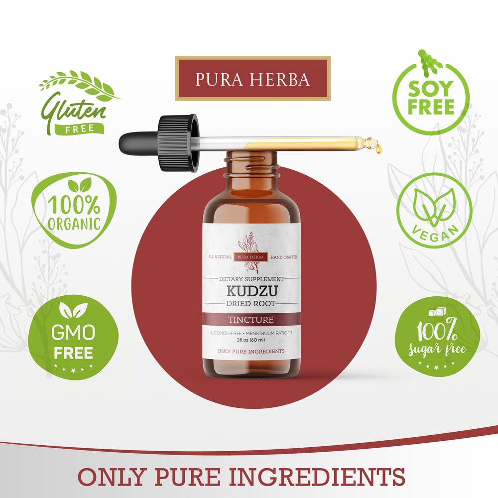 Ingredients panel of Kudzu Root Extract