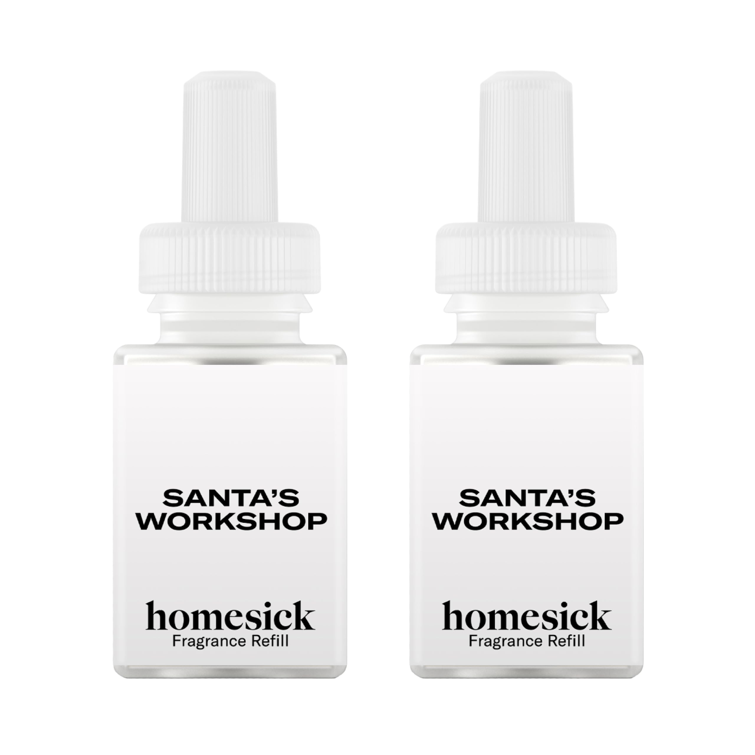 Pura & Homesick Santa's Workshop refill packaging front