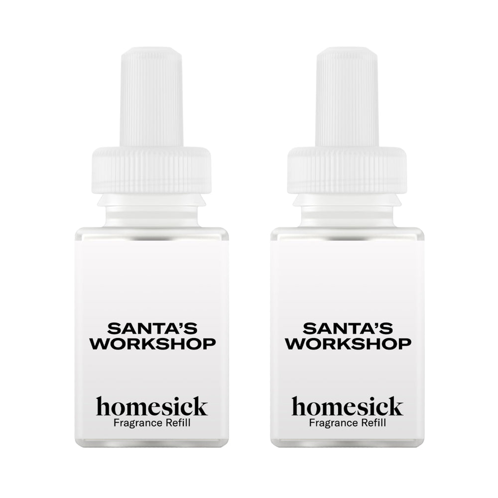 Pura & Homesick Santa's Workshop refill packaging front