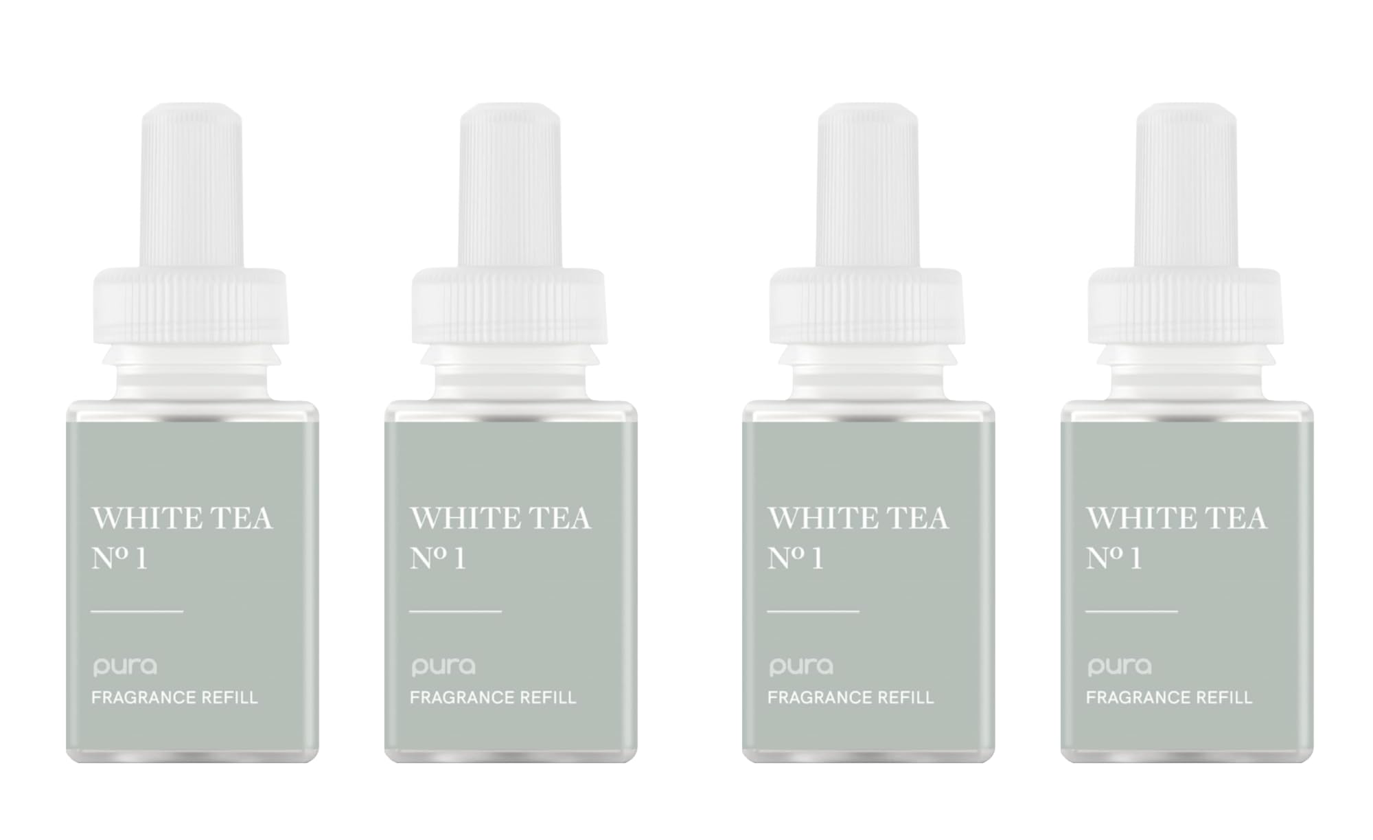 Pura White Tea No.1 fragrance refill 4-pack