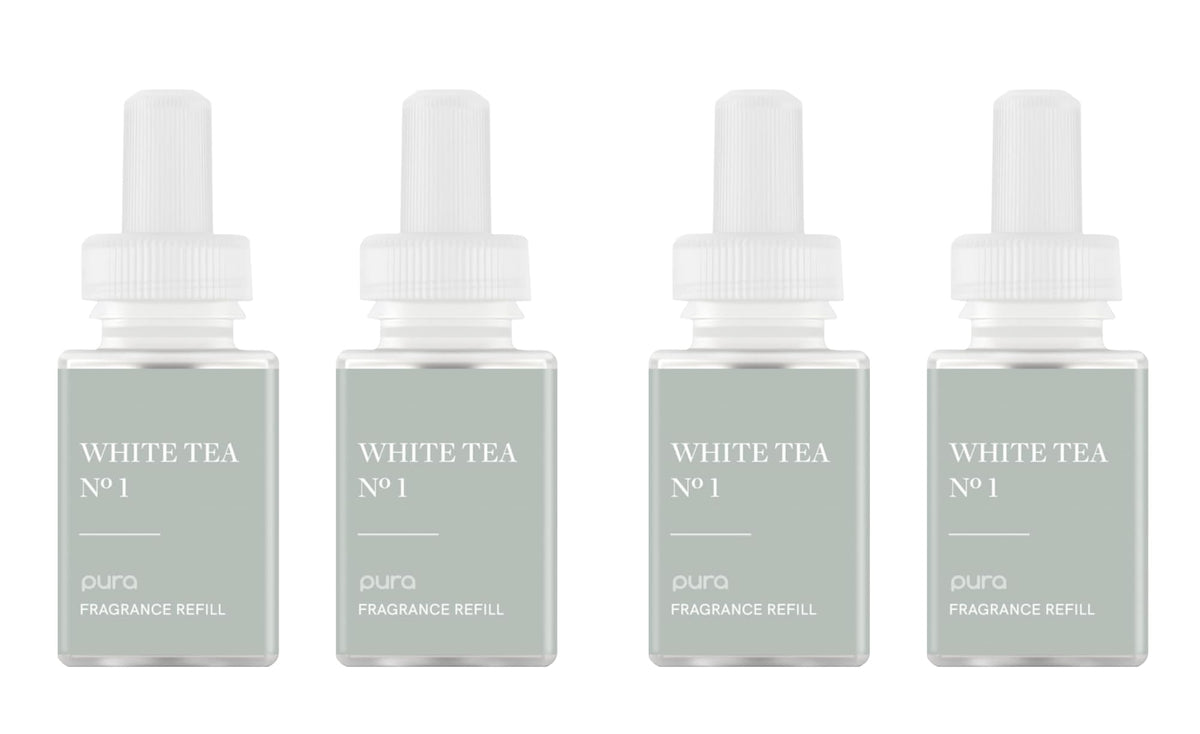 Pura White Tea No.1 fragrance refill 4-pack