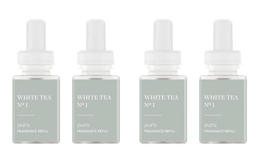 Pura White Tea No.1 fragrance refill 4-pack