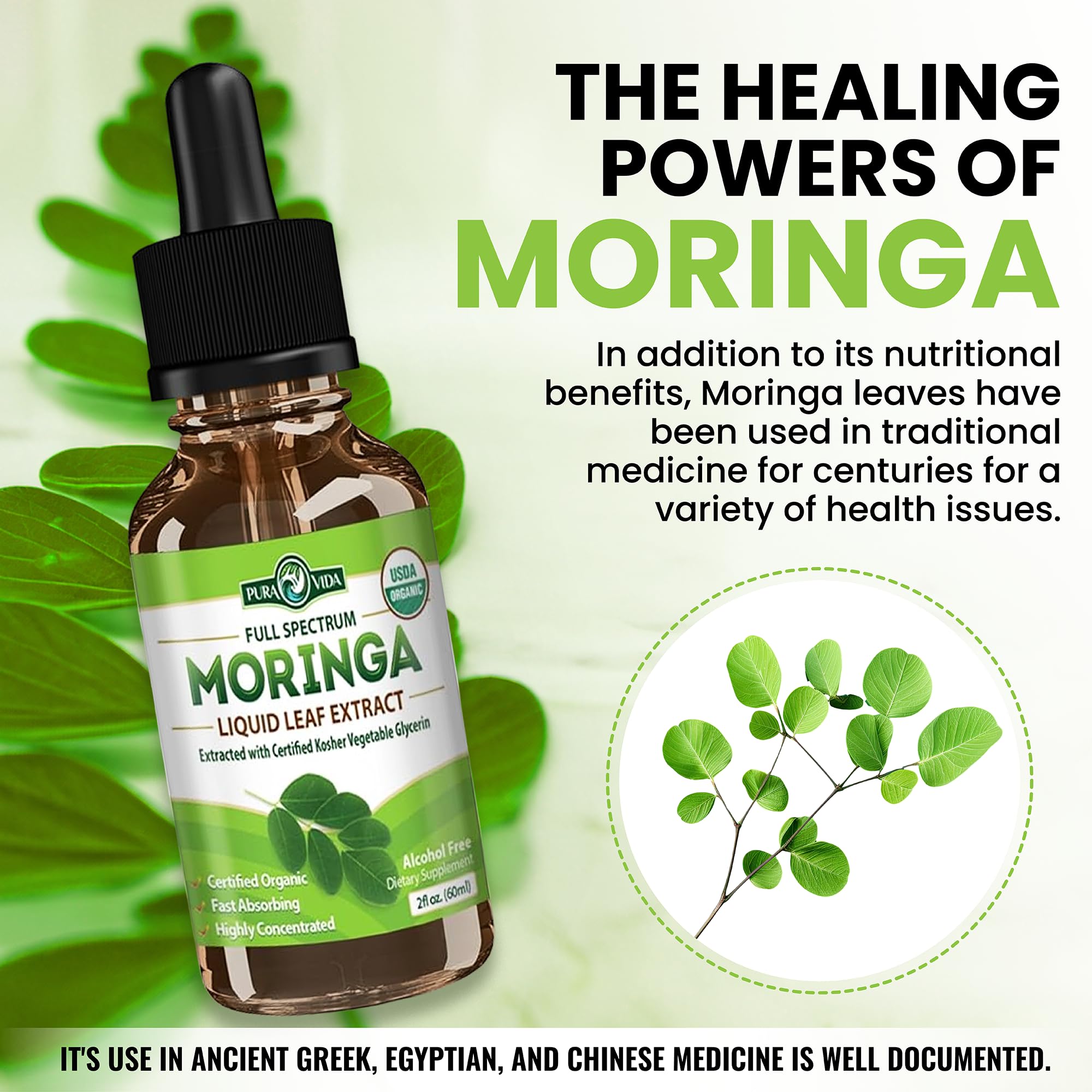 Close-up of Moringa Oil droplets