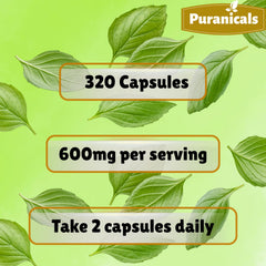 Graphic showing two capsules as daily dose