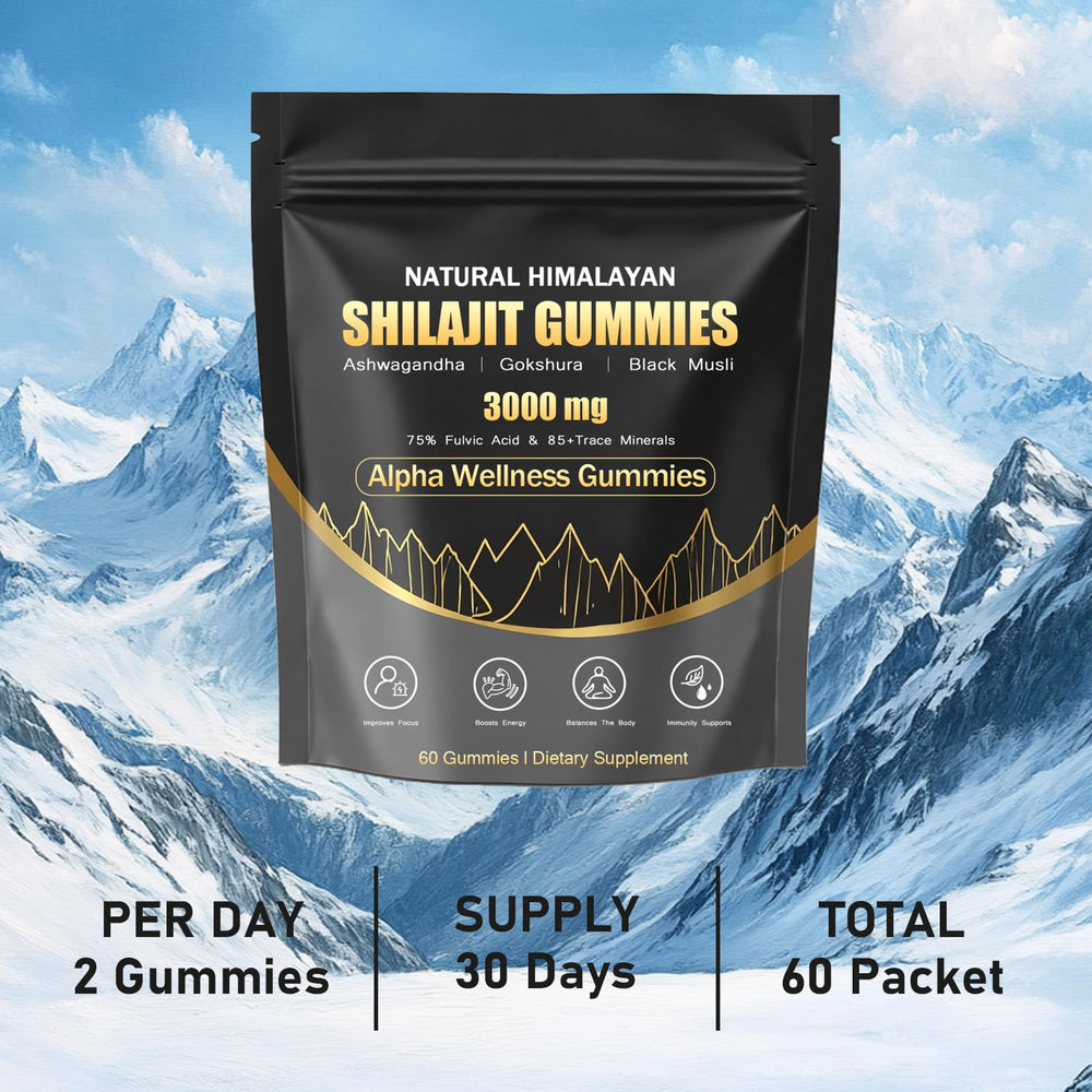 Individually wrapped Shilajit Gummies for daily use