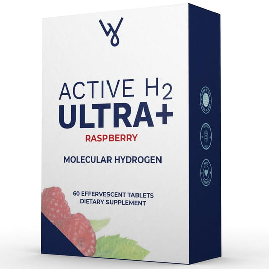 Purative H2 Ultra+ Raspberry Hydrogen Tablets bottle label