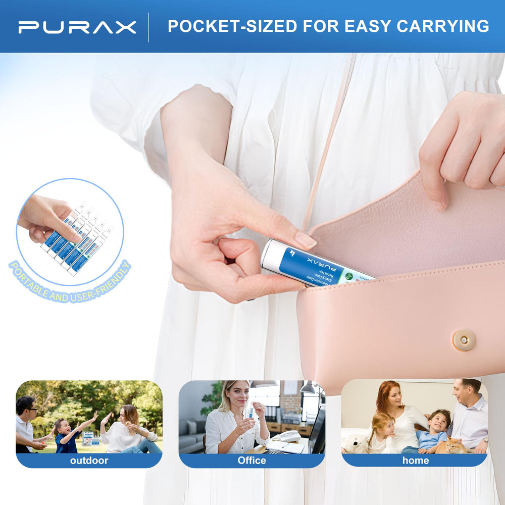 PURAX saline resealable cap demonstrates eco-friendly daily hygiene