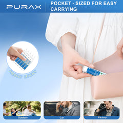 PURAX saline resealable cap demonstrates eco-friendly daily hygiene
