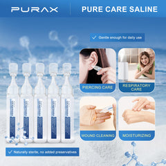 Purax saline solution suitable for babies, kids and adults