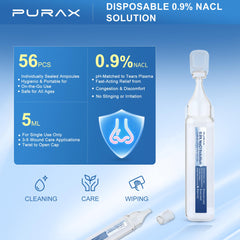 Purax nasal cleansing for gentle mucus relief