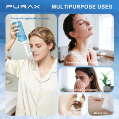 PURAX saline travel pack offers compact, on-the-go care