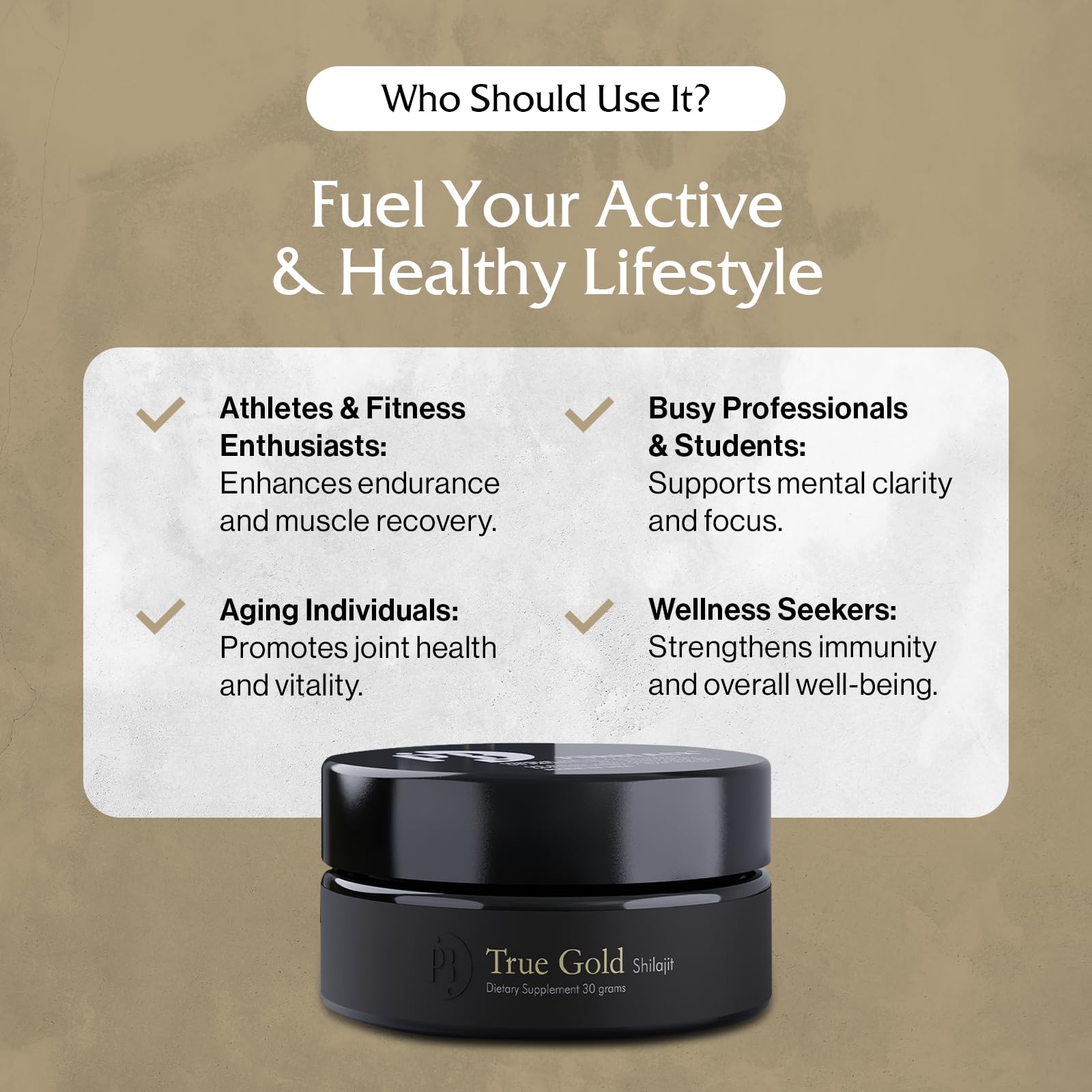 Pürblack Live Resin Pure Gold Shilajit stirred into coffee for a smooth energy lift.