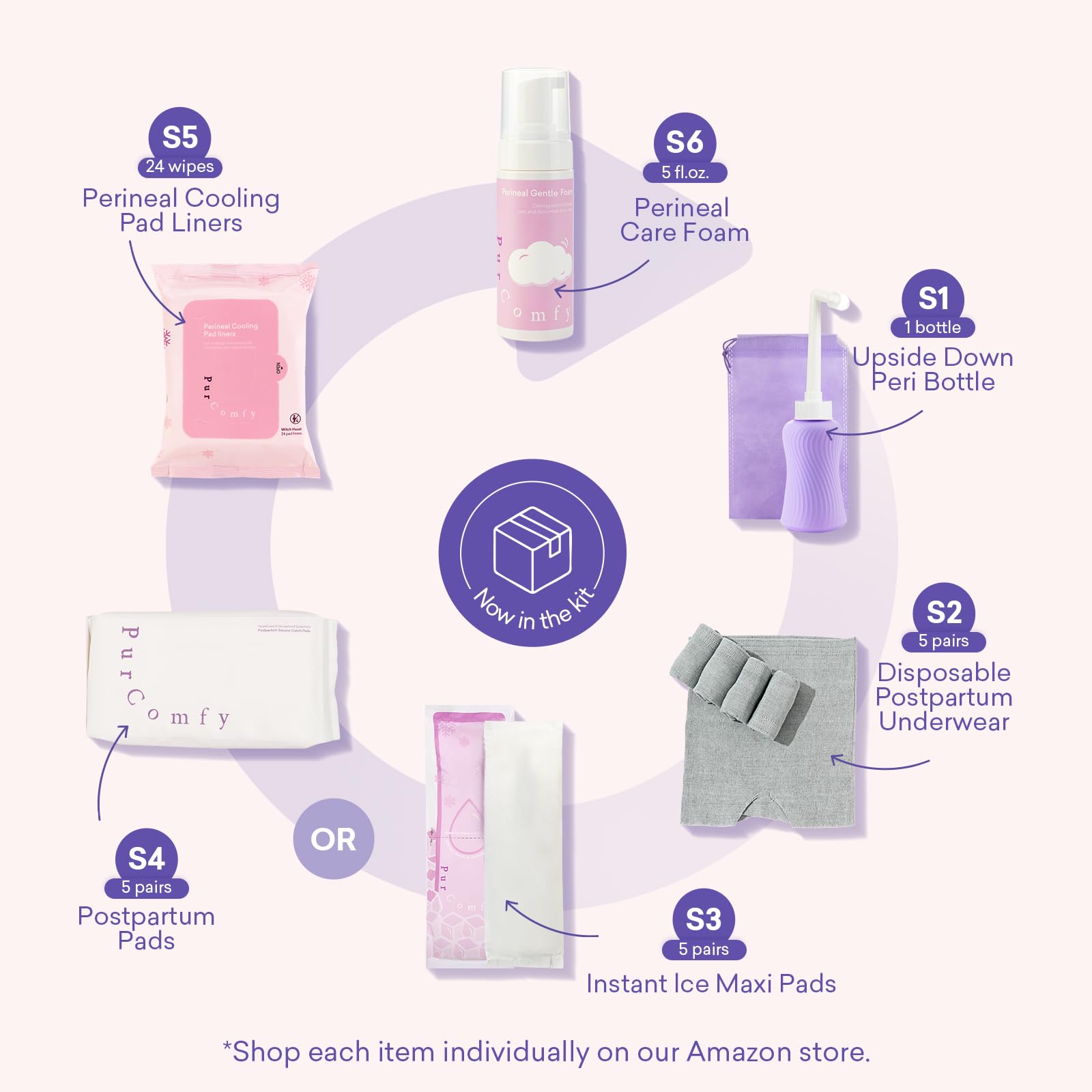 PurComfy disposable postpartum underwear for breathable comfort