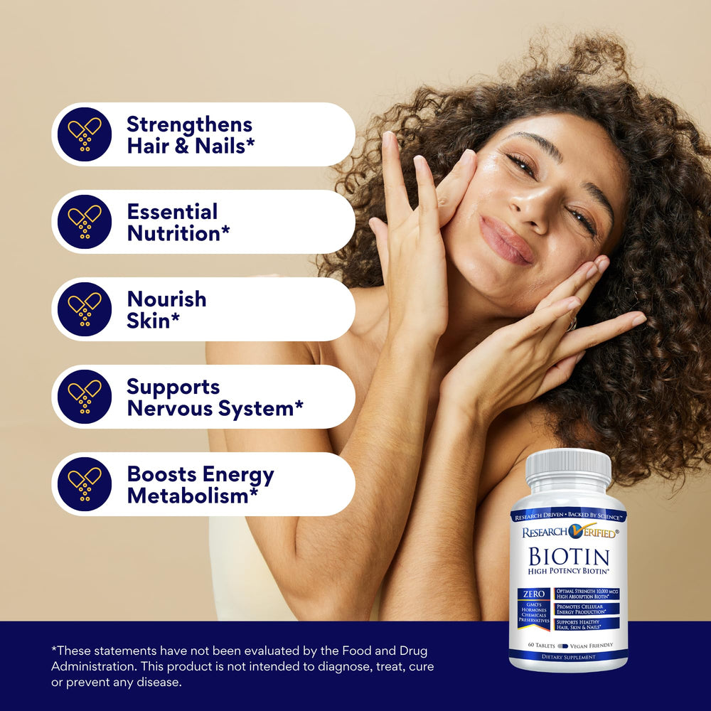 Pure biotin 10000mcg vegan tablet ingredients