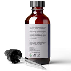 Tamanu Oil applied on skin for hydration and calm texture