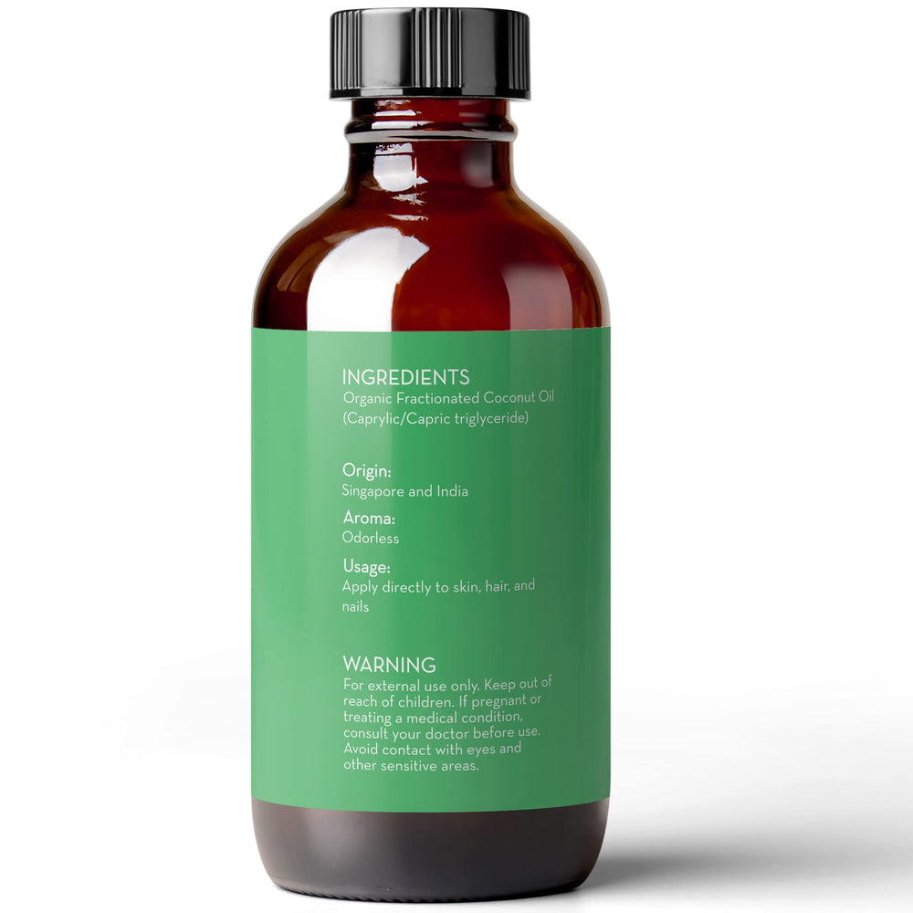 Pure Body Naturals organic coconut oil bottle supports long shelf life.