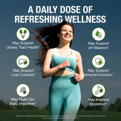 Bottle label highlighting 600 mg D-Mannose per capsule with Cranberry and Dandelion