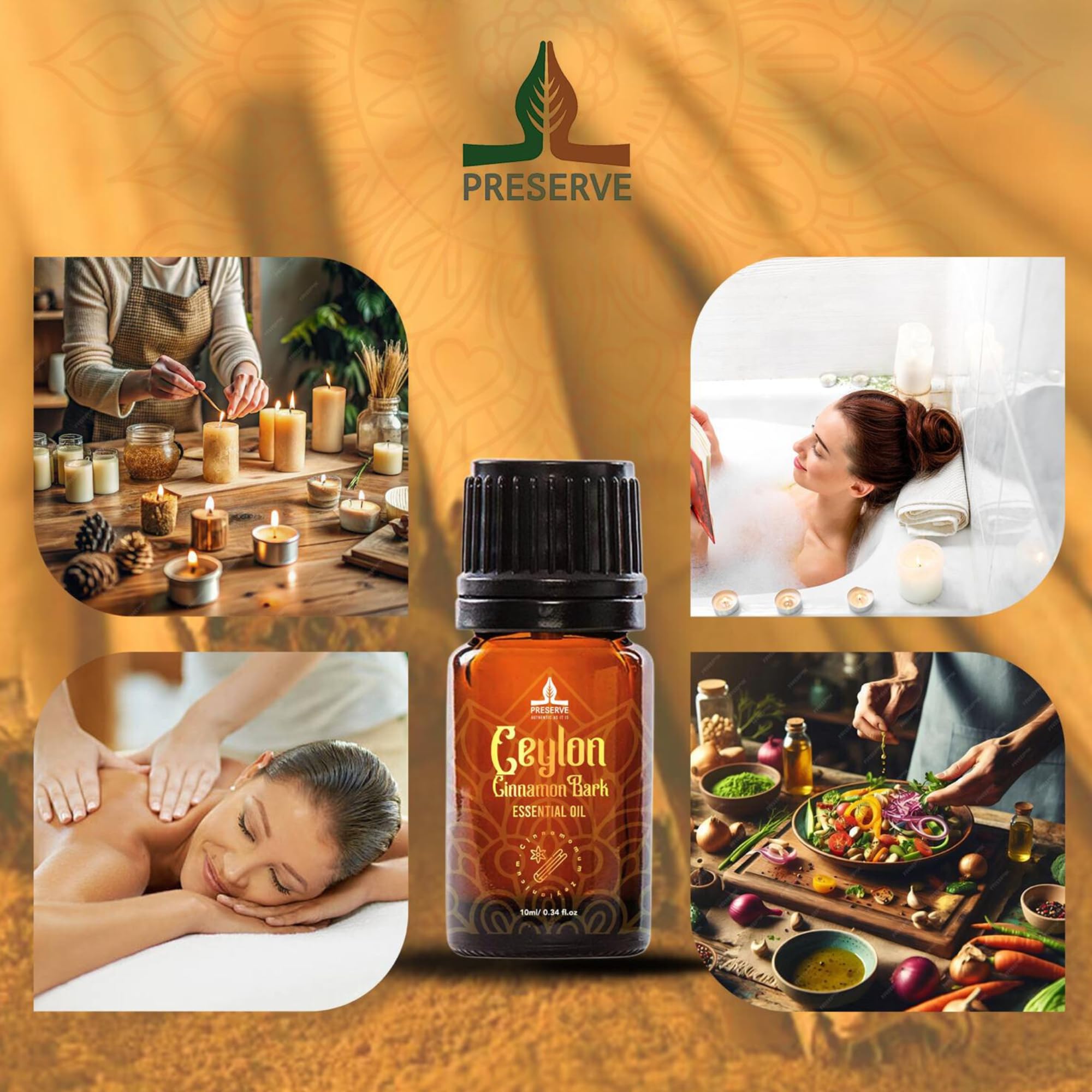 Cinnamon oil being diluted with a carrier oil for skincare