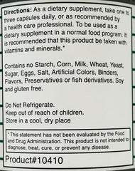 Close-up of Montiff Pure D-Phenyl-Relief 500 mg capsules
