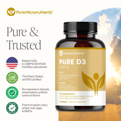 Close-up of tiny Vitamin D3 mini softgels