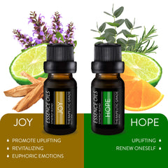 Gift-ready aromatherapy set positioned for home, spa or office