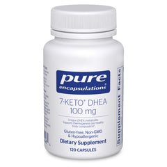 Pure Encapsulations 7-Keto DHEA 100 mg bottle label