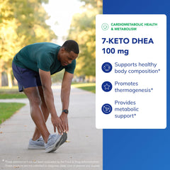 Capsules close-up for daily use of Pure Encapsulations 7-Keto DHEA.