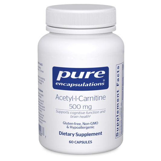 Pure Encapsulations Acetyl L-Carnitine 500 mg bottle product image