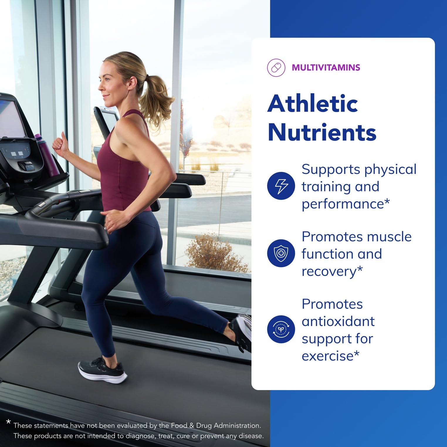 Fitness and endurance concept with stopwatch and athletic gear beside product