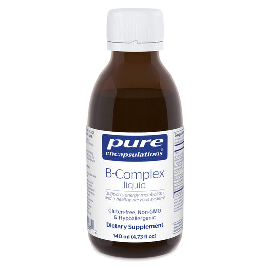 Front view of Pure Encapsulations B-Complex Liquid bottle
