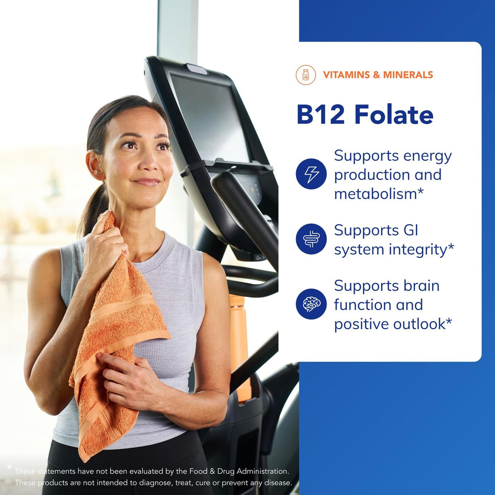 Supplement bottle label highlighting methylcobalamin and L-5-MTHF