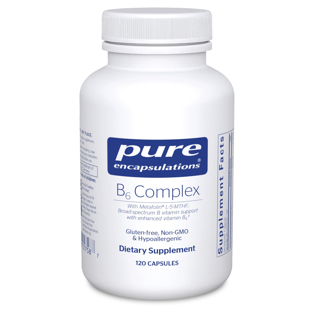 Pure Encapsulations B6 Complex bottle on white background